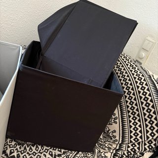 Cubos KALLAX Ikea (Negro y Gris)