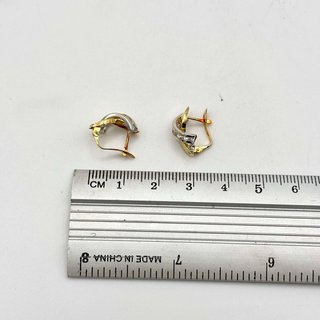 Pendientes Oro 18kt con circonitas