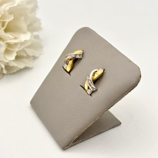 Pendientes Oro 18kt con circonitas