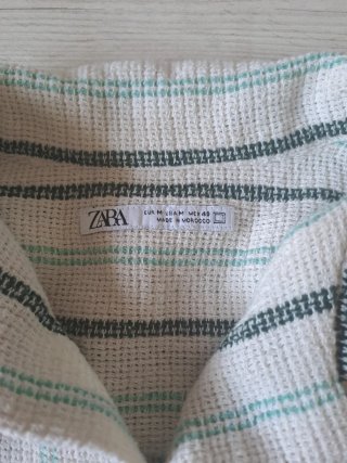 Camisa Zara Crochet Rayas