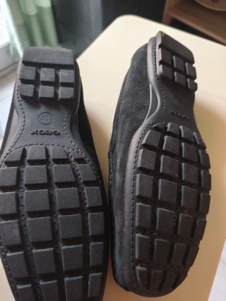 Zapatos Mocasines Negros Ante
