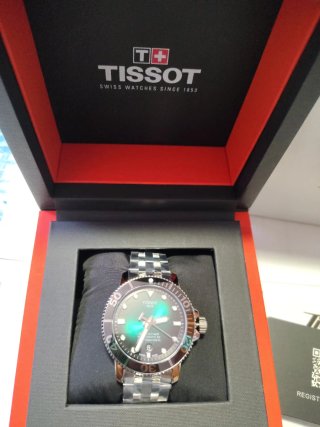 Tissot Seastar Powermatic 80 Reloj Verde