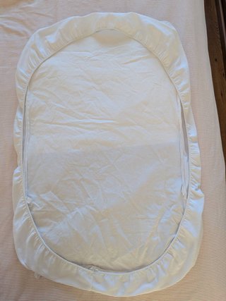 Vestidura, protección y cubrecolchón mini cuna