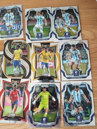 Lote Cartas Pele Select España, Brazil y Argentina