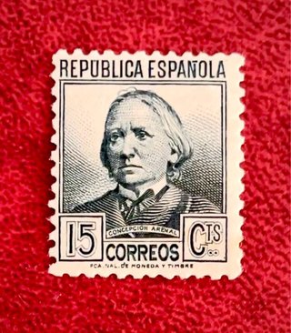 Sello II República Homenaje Concepción Arenal 1933