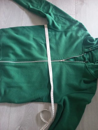 Sudadera con capucha verde