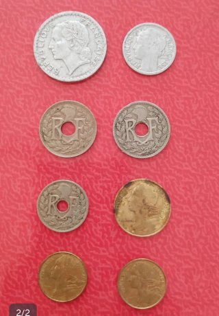 Lote monedas europeas diferentes años