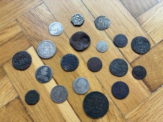 Lote 19 monedas antiguas
