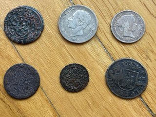 Lote 19 monedas antiguas