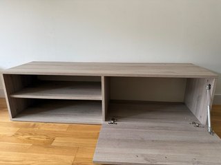 Mueble bajo salón madera beige/marrón