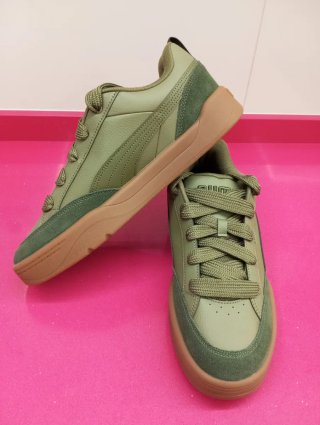 Zapatillas Puma Hombre Marrón Verde