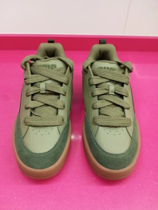 Zapatillas Puma Hombre Marrón Verde