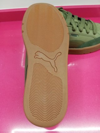 Zapatillas Puma Hombre Marrón Verde