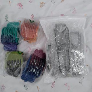 Kit Carcasa Transparente Cortapelos DIY  11 peines