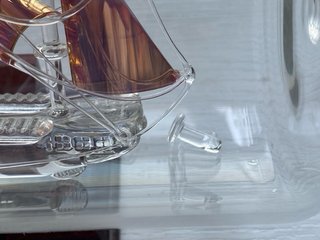 Barco de cristal en botella 'Atlas'