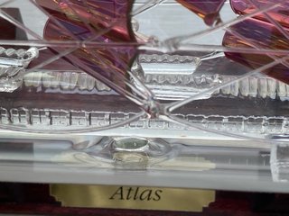 Barco de cristal en botella 'Atlas'