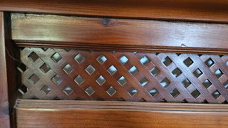 Cabecero de madera para cama de matrimonio 1'35m