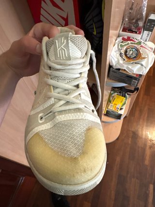 Zapatillas Nike Baloncesto Doradas Blancas