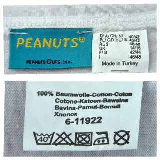 Camiseta Peanuts Snoopy & Linus Talla L nueva