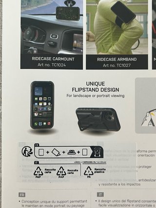 Custodia Topeak Ridecase iPhone 13 Pro