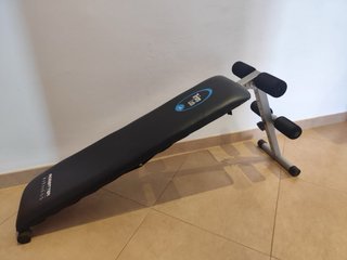 Conjunto Banco Abdominales y pesas