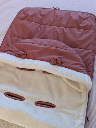 Saco silla bebé Kiabi rosa