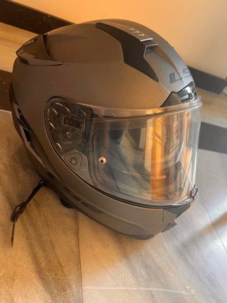 Casco Integral Moto LS2 Gris