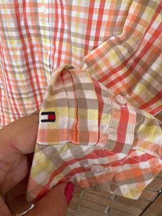 Camisa Tommy Hilfiger Mujer Cuadros Multicolor