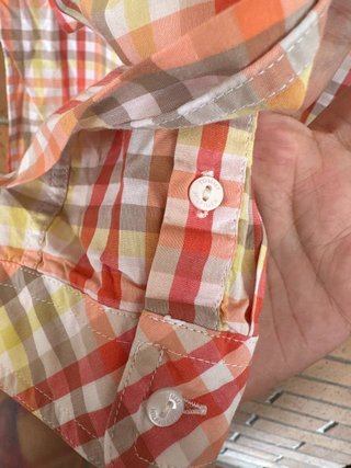 Camisa Tommy Hilfiger Mujer Cuadros Multicolor