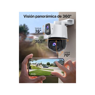 Tenda CH9 cámara vigilancia exterior doble lente