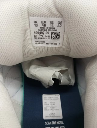Zapatillas Puma Hombre Azul y Blanco