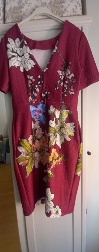 Vestido ASOS estampado floral