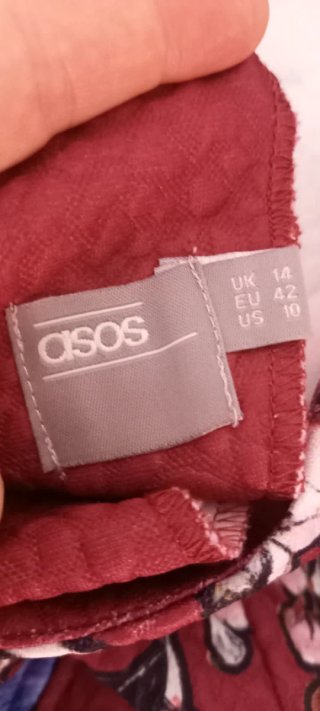 Vestido ASOS estampado floral