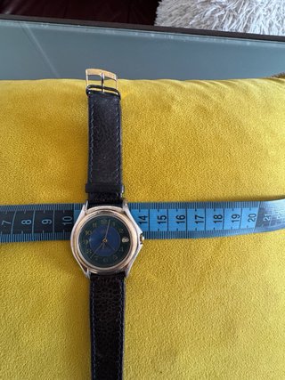 Reloj MC Quartz Esfera Verde y Correa Negra
