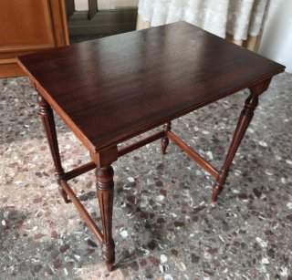 Conjunto 2 mesas auxiliares madera
