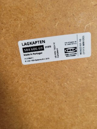 Mesa IKEA LAGKAPTEN patas regulables