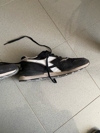 Diadora N92 Scarpe Uomo Nero Bianco