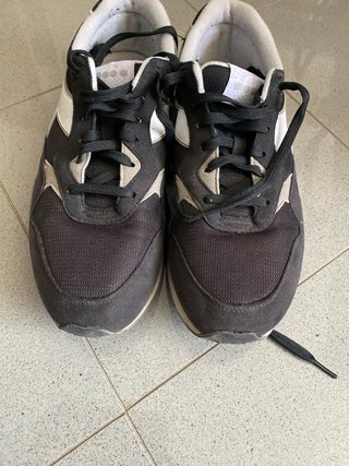 Diadora N92 Scarpe Uomo Nero Bianco
