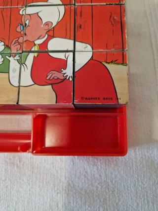 Cubo Puzzle Vintage Clem Toys Looney Tunes