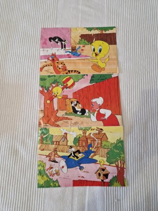 Cubo Puzzle Vintage Clem Toys Looney Tunes