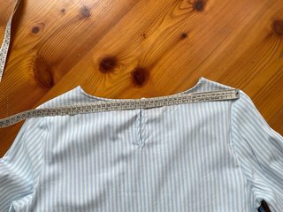 Casacca corta Street One righe azzurre