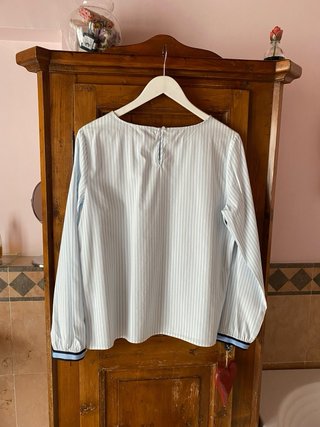 Casacca corta Street One righe azzurre