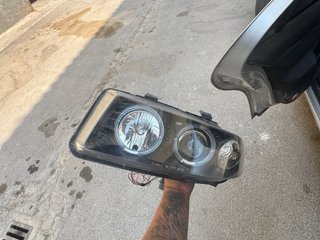 Faros Seat Leon MK1 ojos de angel