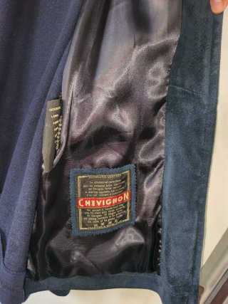 Chaqueta Chevignon Piel Azul Talla L