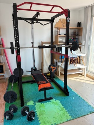 Rack Musculación Power de Decathlon