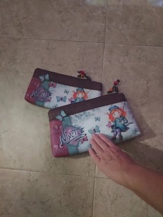 Neceser Ninette estampado niña y mariposas