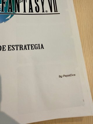 Guía Fan Made Final Fantasy VII