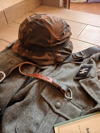 Uniforme recreación ejército alemán WW2 Waffen s-s