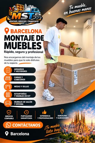 MONTADOR DE MUEBLES - MONTAJE DE MUEBLES