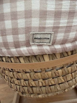 Cuco de la marca Minicoton en Vichy Dusty Rose